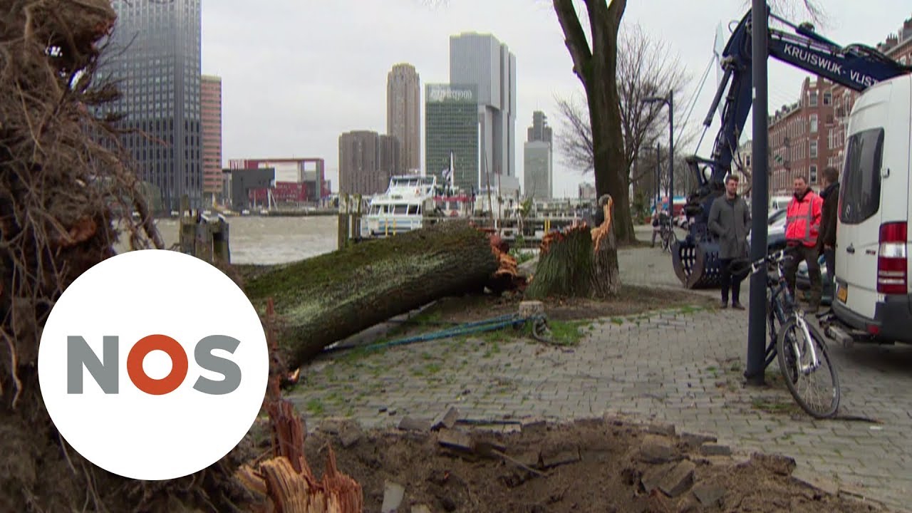 STORMVLOEDKERING: Storm raast over Nederland