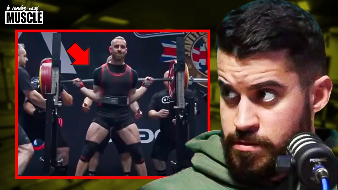 Halt&eacute;rophile D&Eacute;TRUIT la force athl&eacute;tique (Powerlifting)