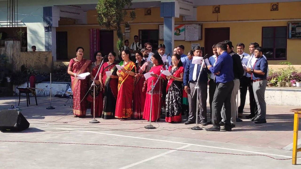 Saint Paul's School teacher's singing in Children's Day