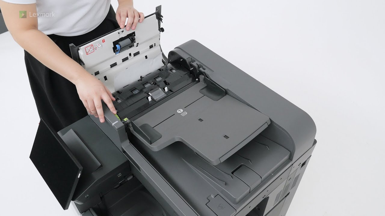 CX942/CX943/CX944/XC9445/XC9455/XC9465—Paper jam in the ADF