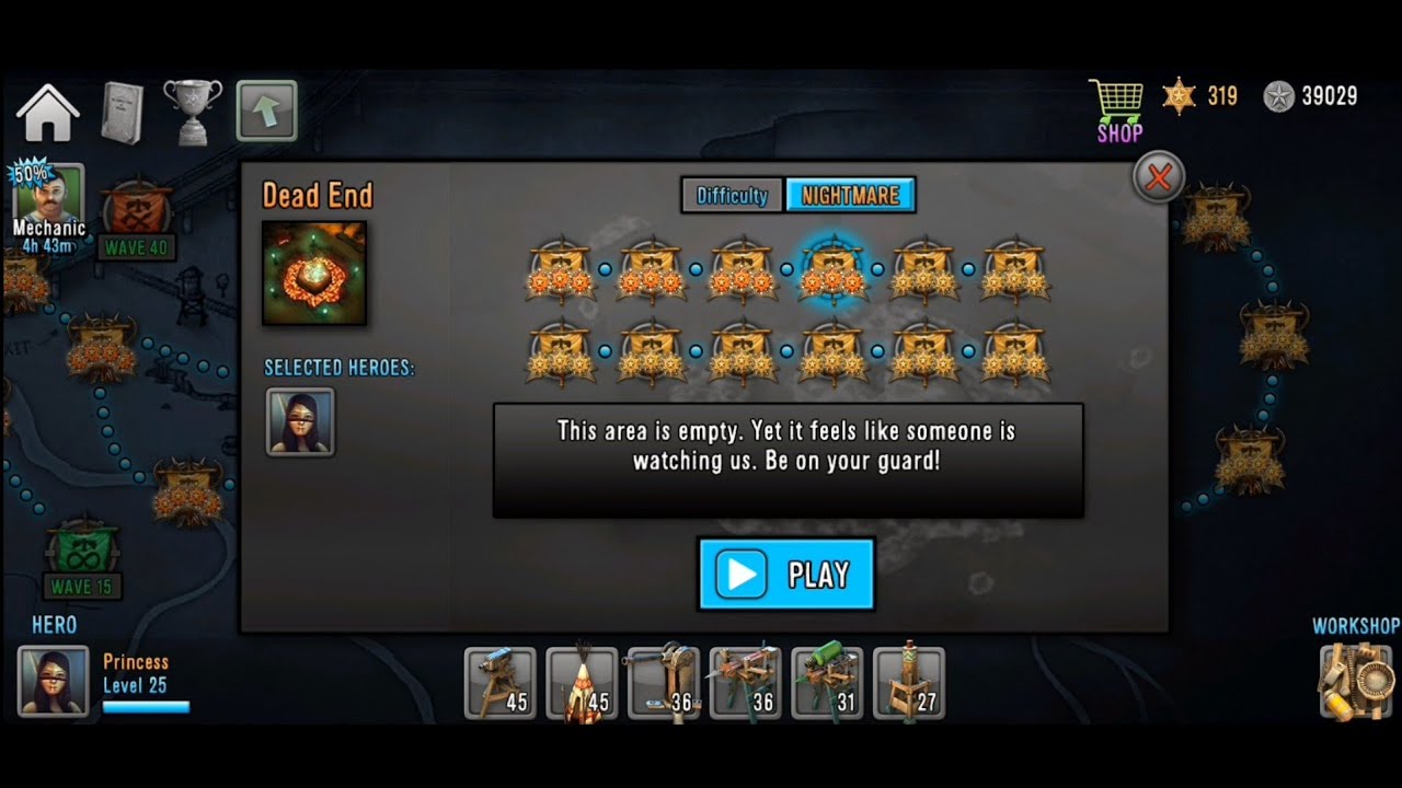 Dead End (Nightmare) | Last Hope Tower Defense