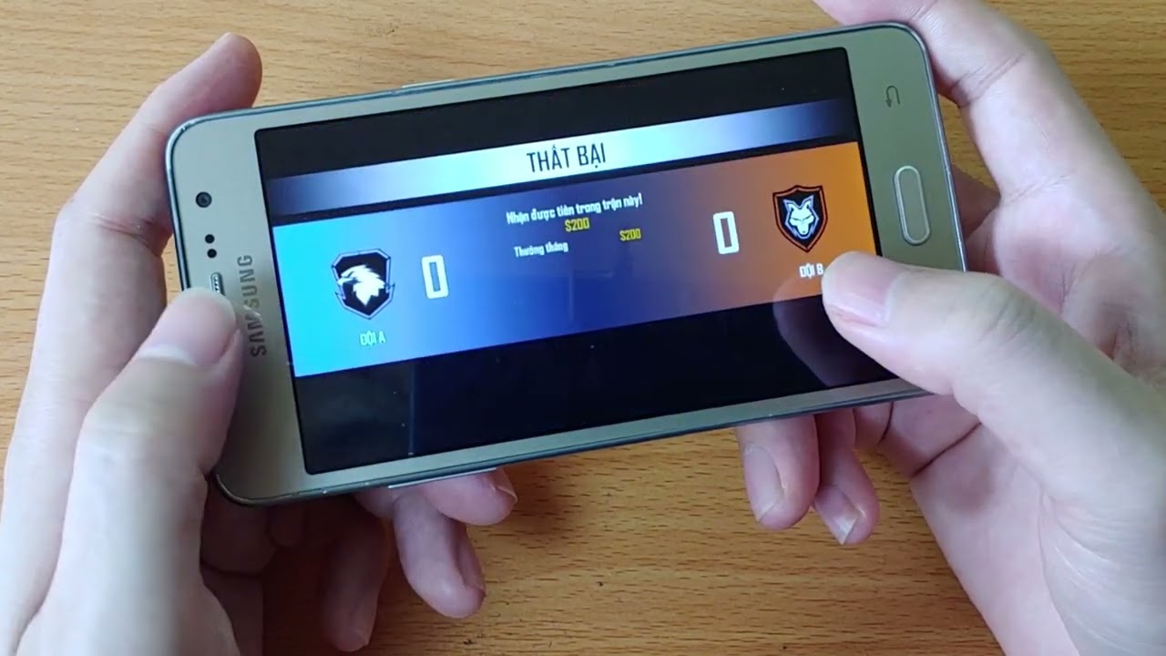 Test Game Free Fire trên Samsung J2 Prime - Chơi được không?