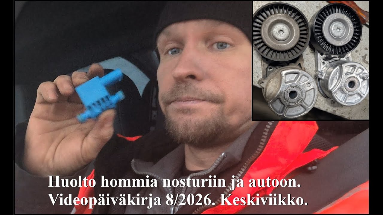 Техническое обслуживание крана и автомобиля. Видеодневник 8/2026. Среда.