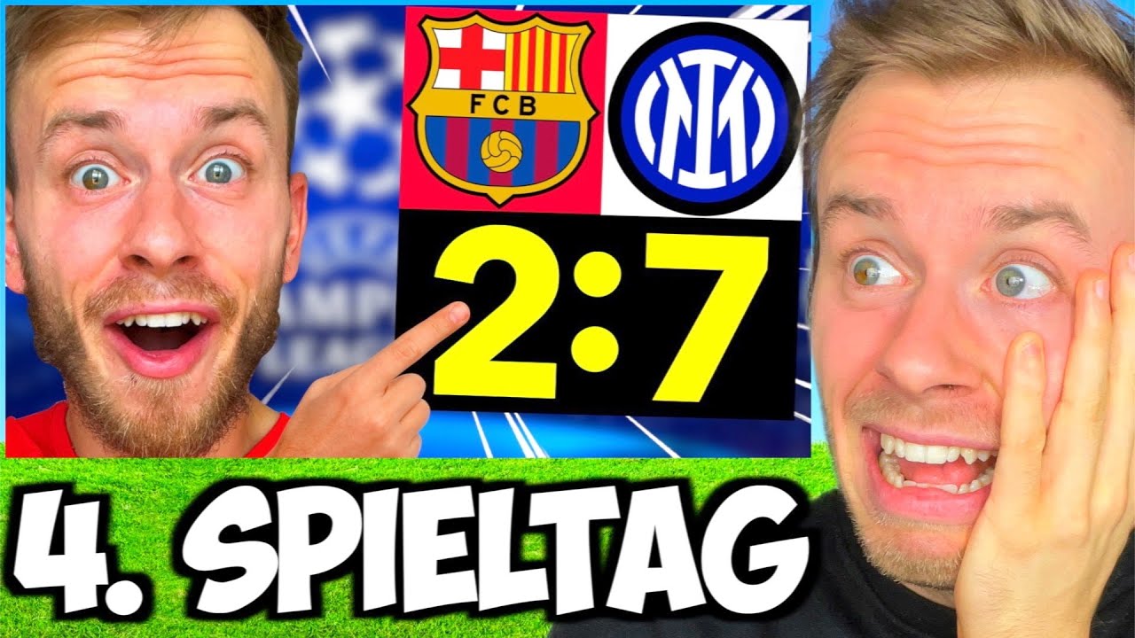 Ich reagiere auf meine LOSTE Champions League PRGONOSE 😂 | 4. Spieltag
