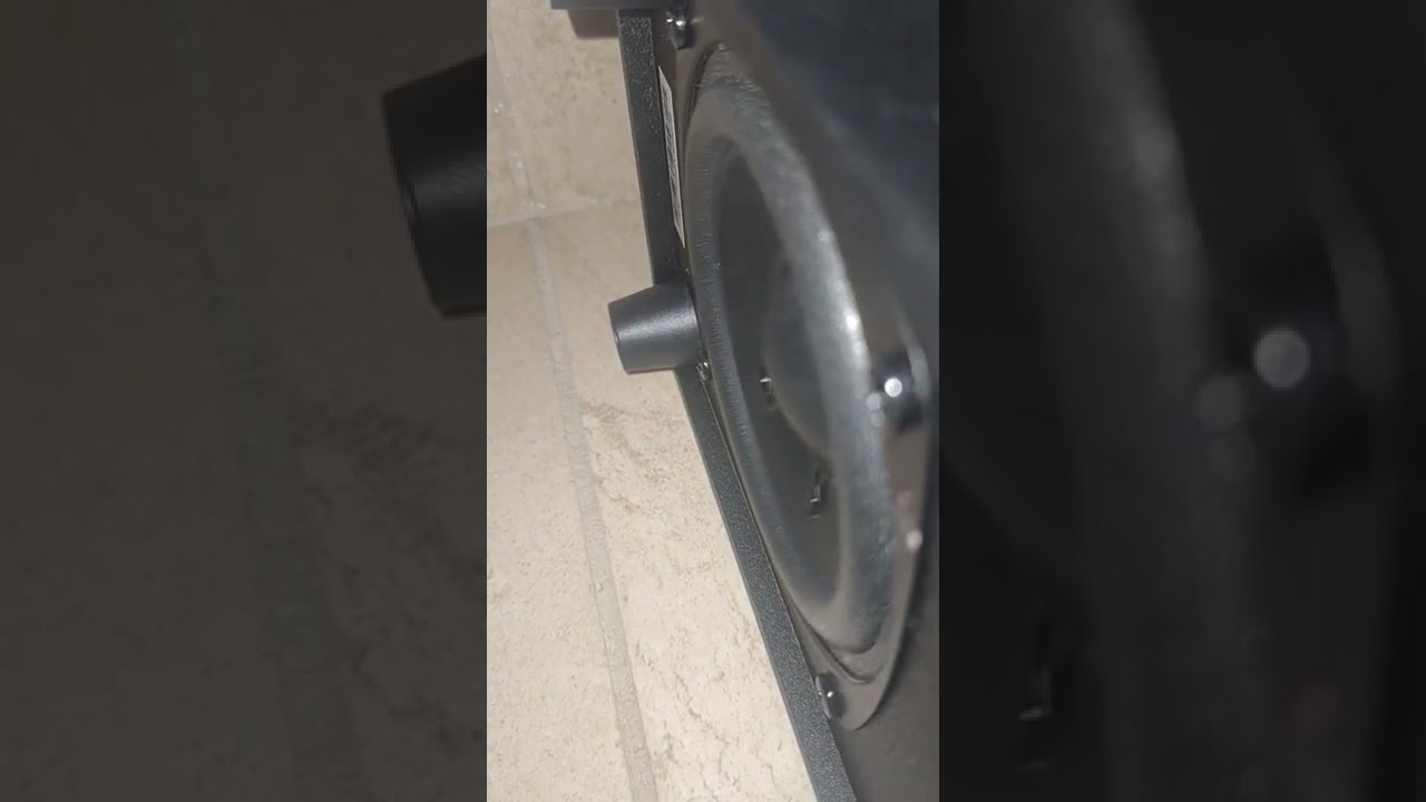 Logitech Z213 Bass Excursion Test