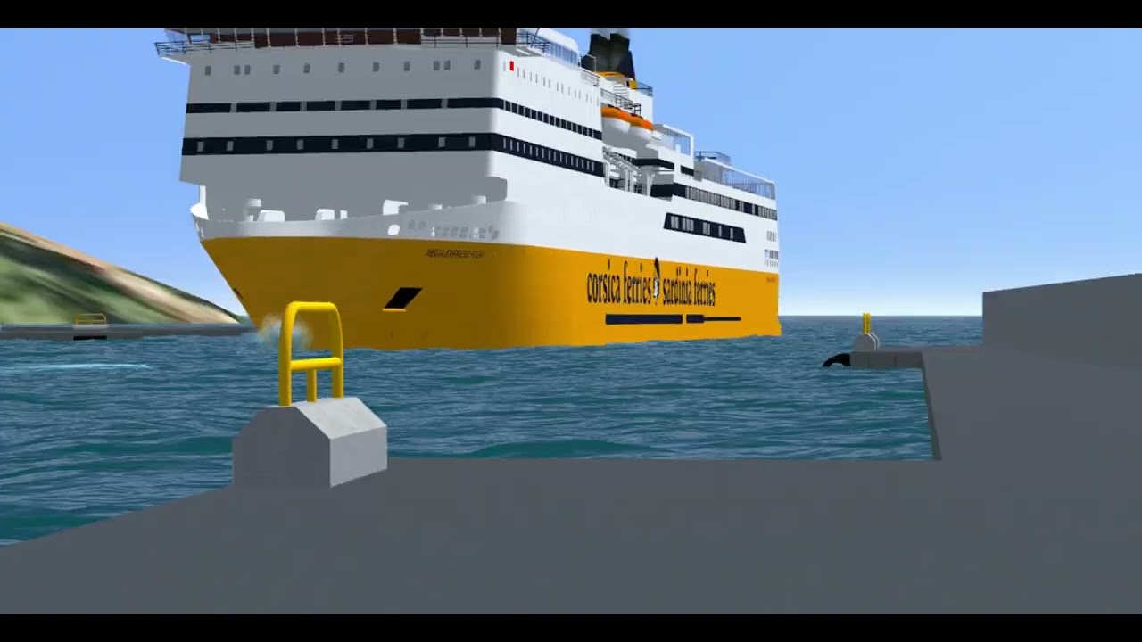 PARTENZA della MEGA EXPRESS FOUR da NIZZA - Traghetti Italiani