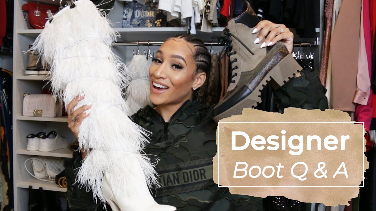 MY DESIGNER BOOT HAUL | What's in my closet