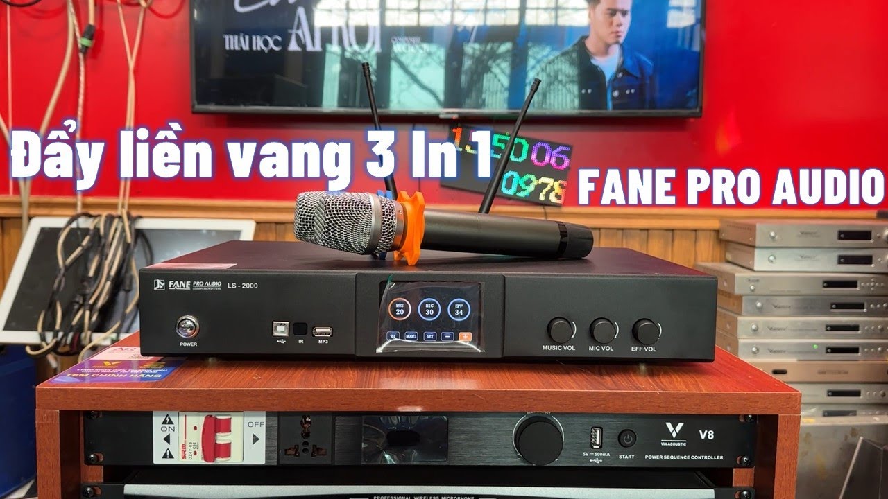 Đẩy Liền Vang 3 In 1 Fane pro Giá Rẻ Hát Hay Ngày Tết