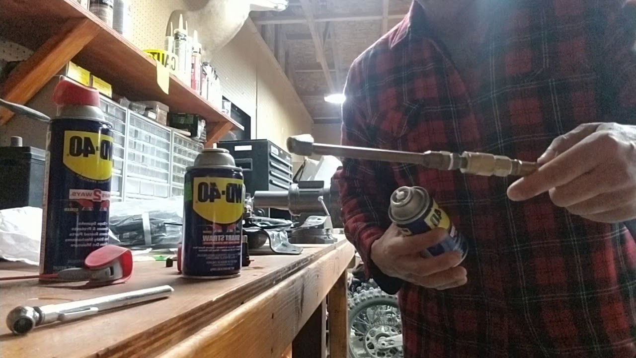 Fix dead WD-40 Dead aerosol can in minutes