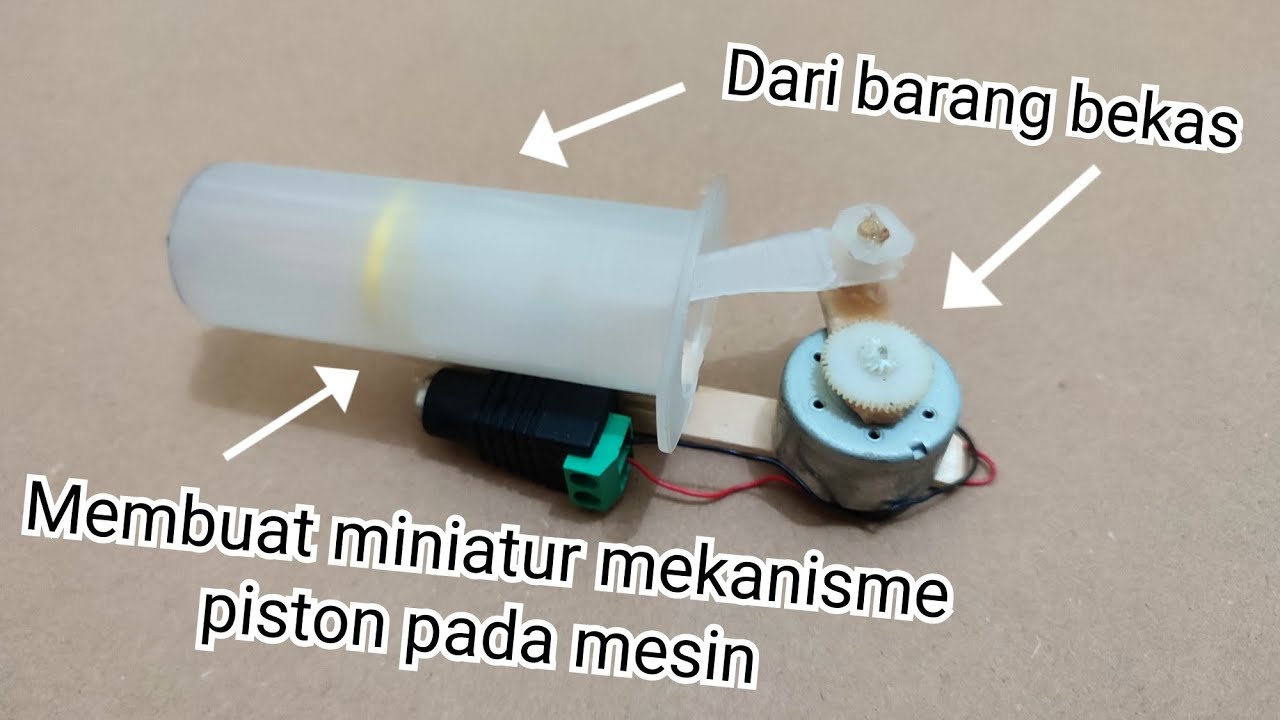 Membuat miniatur sistem kerja piston dalam mesin | miniature engine - Devara TV