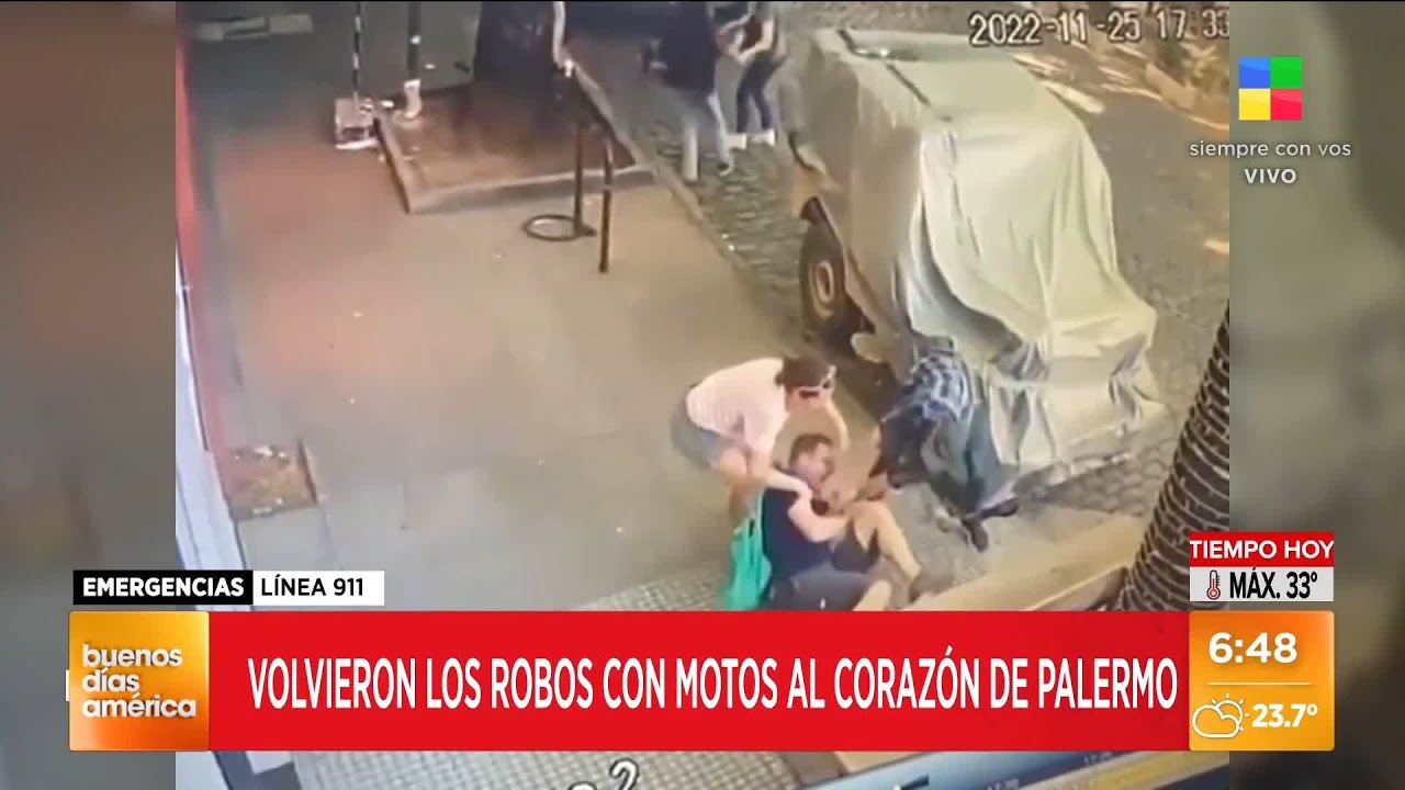 🔴 Volvieron los motochorros a Palermo: atacaron a un hombre para robarle el reloj