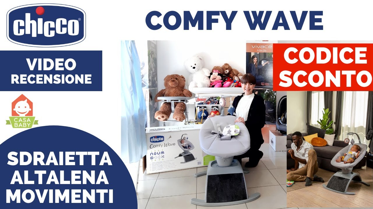 CHICCO COMFY WAVE SUPER NOVITA' 2023: TUTORIAL E CODICE SCONTO