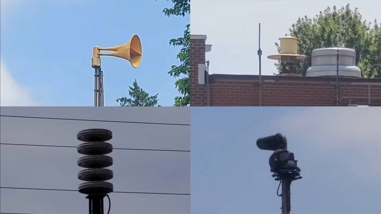 Outdoor Warning Siren Recordings by Florida Warning Sirens Compilation #1