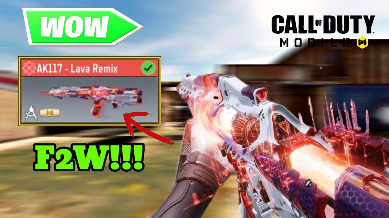 The First Ever *FREE* Mythic Skin In CODM!!! | AK117 - Lava Remix Gameplay In CODM