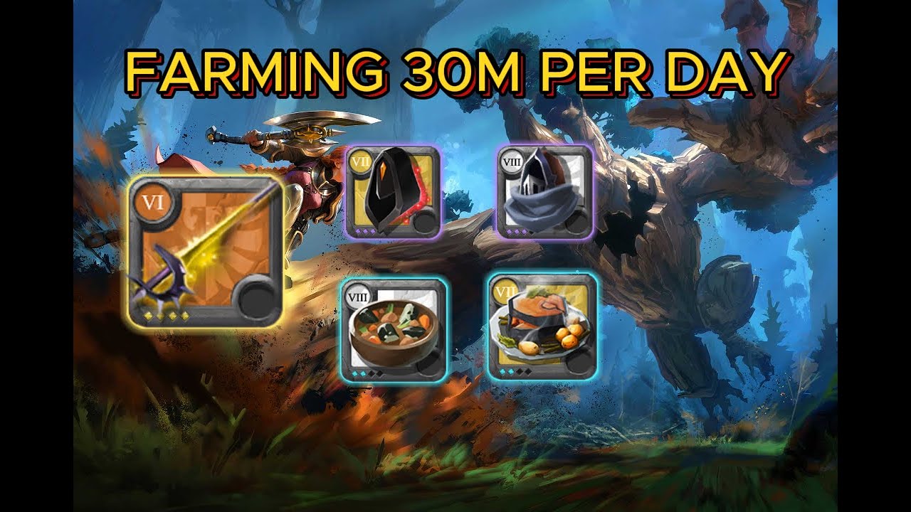 MIST FARMING 30,000,000 PER DAY - ALBION ONLINE