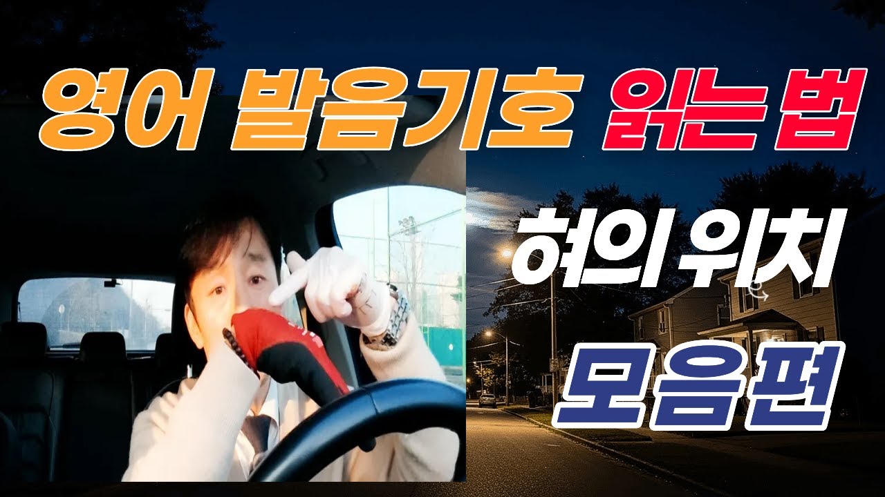 #영어발음기호 / 모음편, 혀의 위치를 쉽게 알려드립니다.