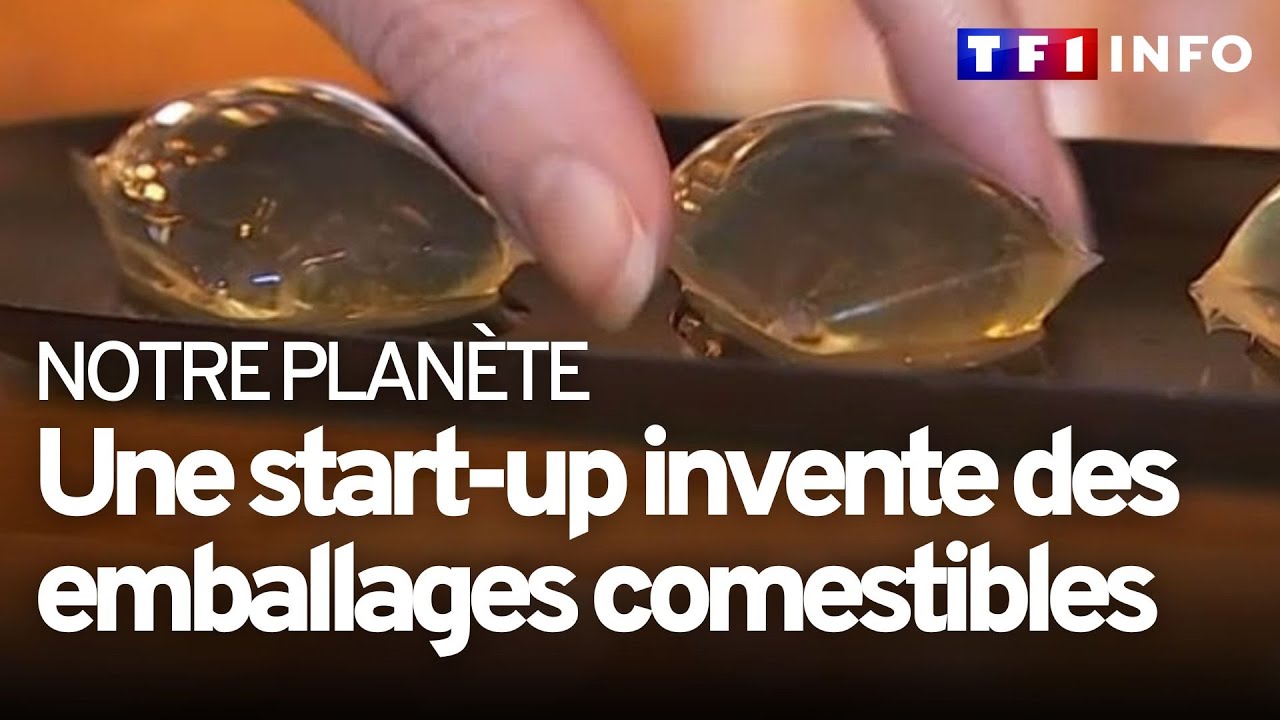 Les heures du plastique comptées ? Les emballages comestibles débarquent !