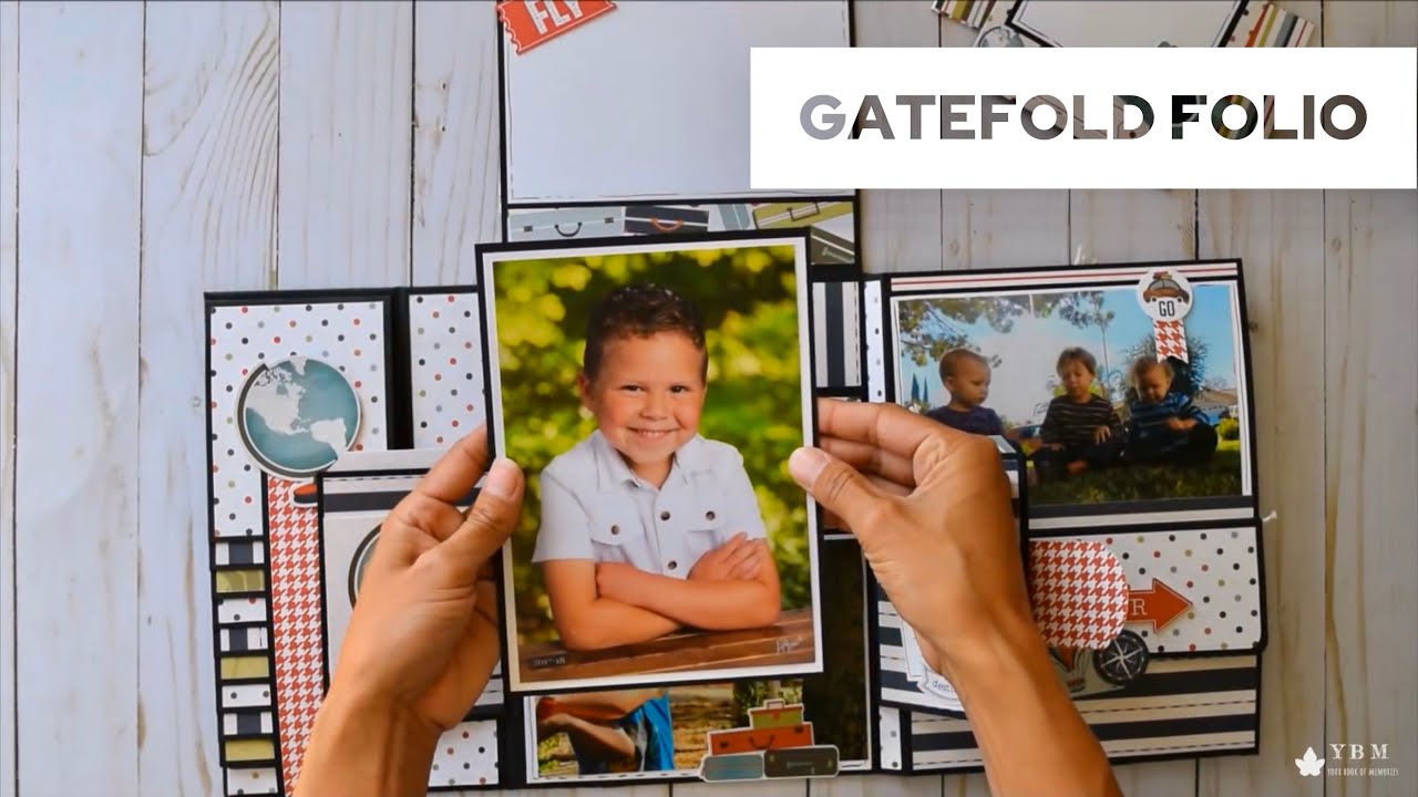 Gatefold Folio V.2 | Photo Play - Boarding Pass