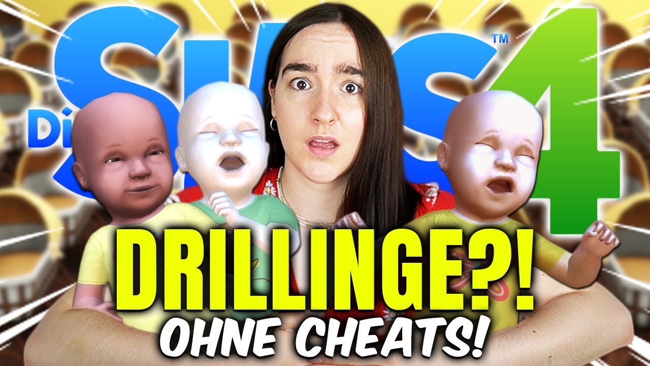 Sims 4 ABER wie *schnell* kann ich DRILLINGE bekommen? (OHNE Cheats!) 👶👶👶😱