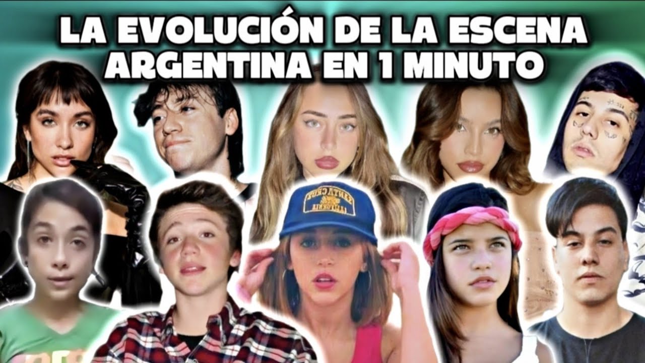 LA EVOLUCIÓN DE LOS CANTANTES DE LA ESCENA ARGENTINA🇦🇷 EN 1 MINUTO⌛️ (2010-2025)