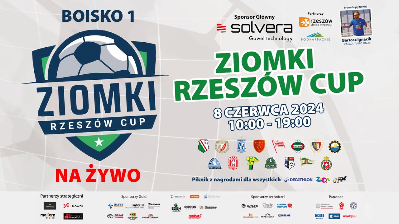 🔴[NA ŻYWO] Ziomki Rzeszów Cup 2024 - BOISKO 1