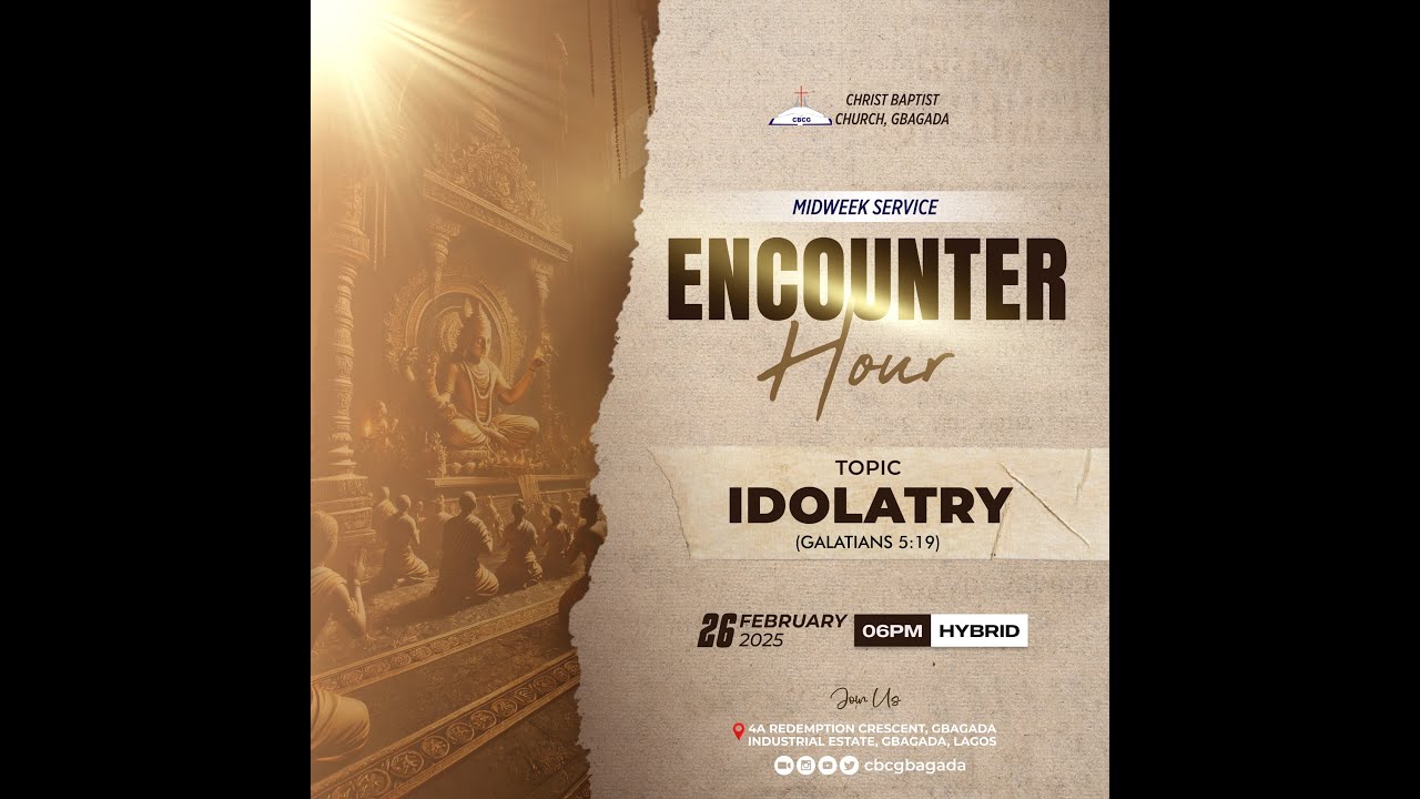 IDOLATRY (Galatians 5:20)