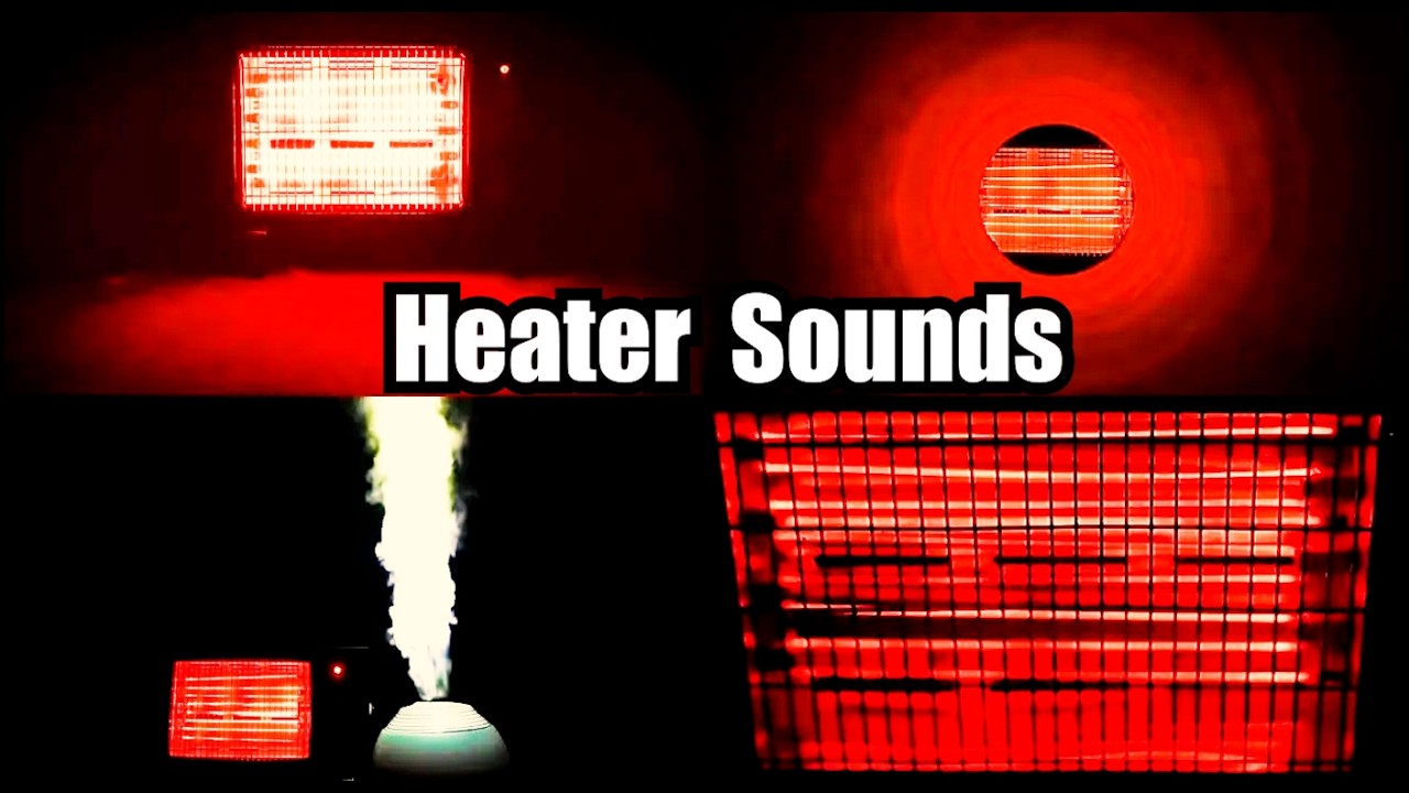 🔴 AWESOME HEATER SOUNDS For Sleeping x4