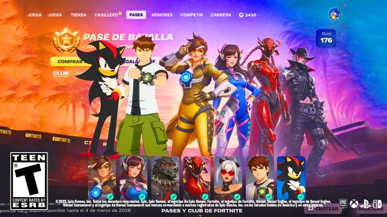 PASE DE BATALLA DE LA TEMPORADA 2 CAPITULO 7 DE FORTNITE! - PRIMERA SKIN Y COLABORACION FILTRADA !!