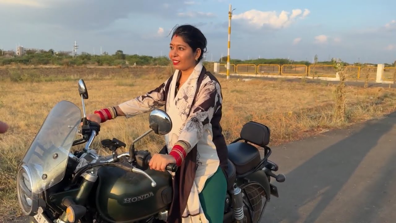 Swati ki bike riding…..