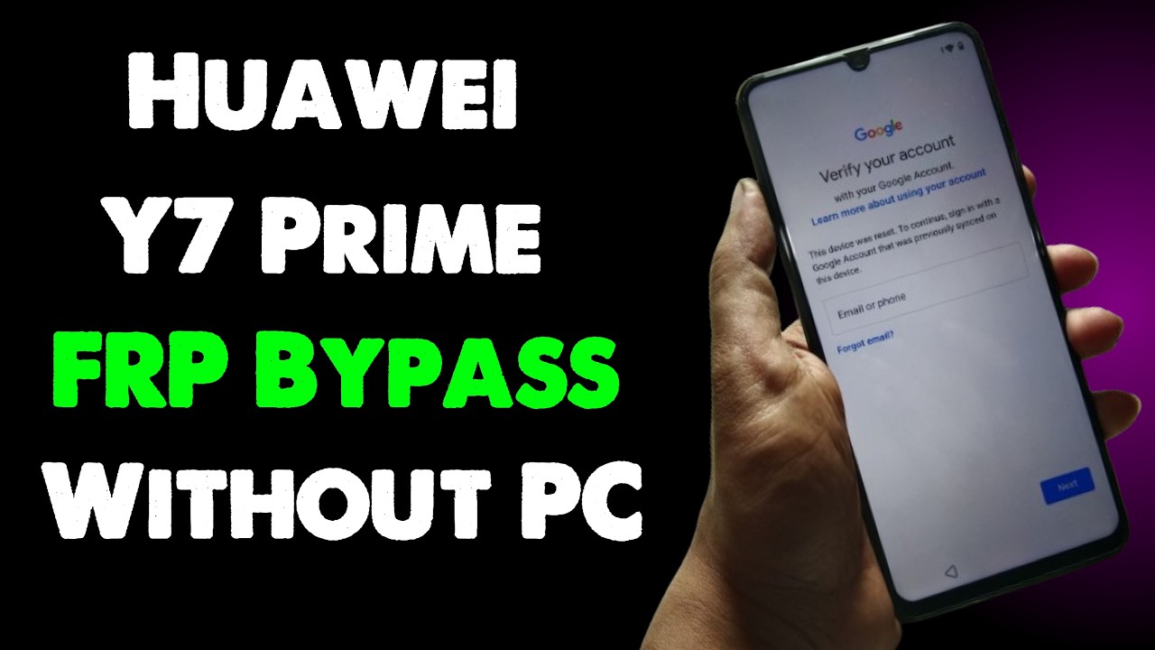 Huawei Y7 Prime 2019 DUB-LX1 Frp Bypass l Huawei DUB-LX1 Frp Google Account Unlock Without Pc