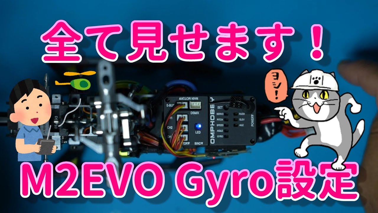 全て見せます。M2EVOの機体設定
