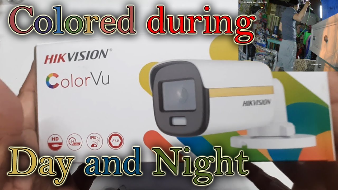 Hikvision Color VU 2MP Full Time color camera - captures night vision in full color