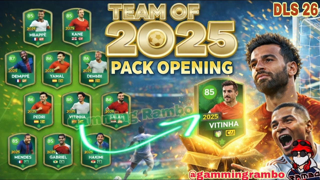 DLS 26 🔥 TEAM OF 2025 PACK OPENING