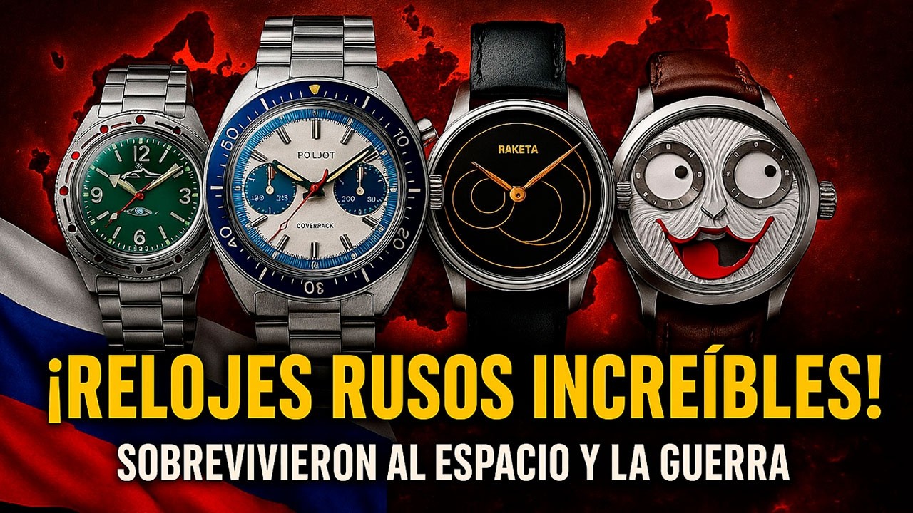 Las Mejores Marcas de Relojes Rusos 🌍⌚ Historia, Estilo y Precisión