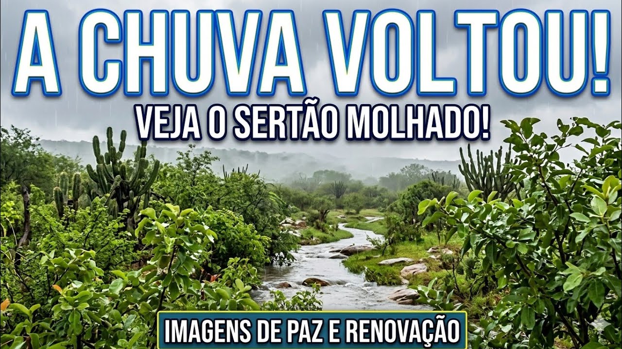 🌧️🌵MAIS CHUVAS NO NORDESTE! VENHA CONFERIR ! c125