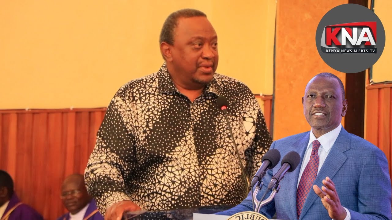 ''HII KAZI YA UONGOZI SIO RAHISI, NIMEONA WENGINE WAMESHINDWA TAYARI,''UHURU KENYATTA MOCKS RUTO.