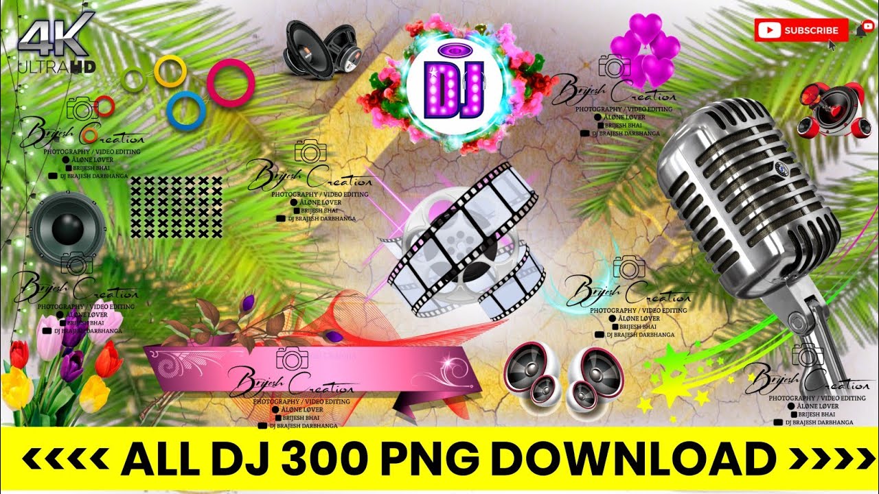 Dj Brajesh Darbhanga All Png | Dj Poster Png Download | All Dj Png Download | Dj Banner Editing Png