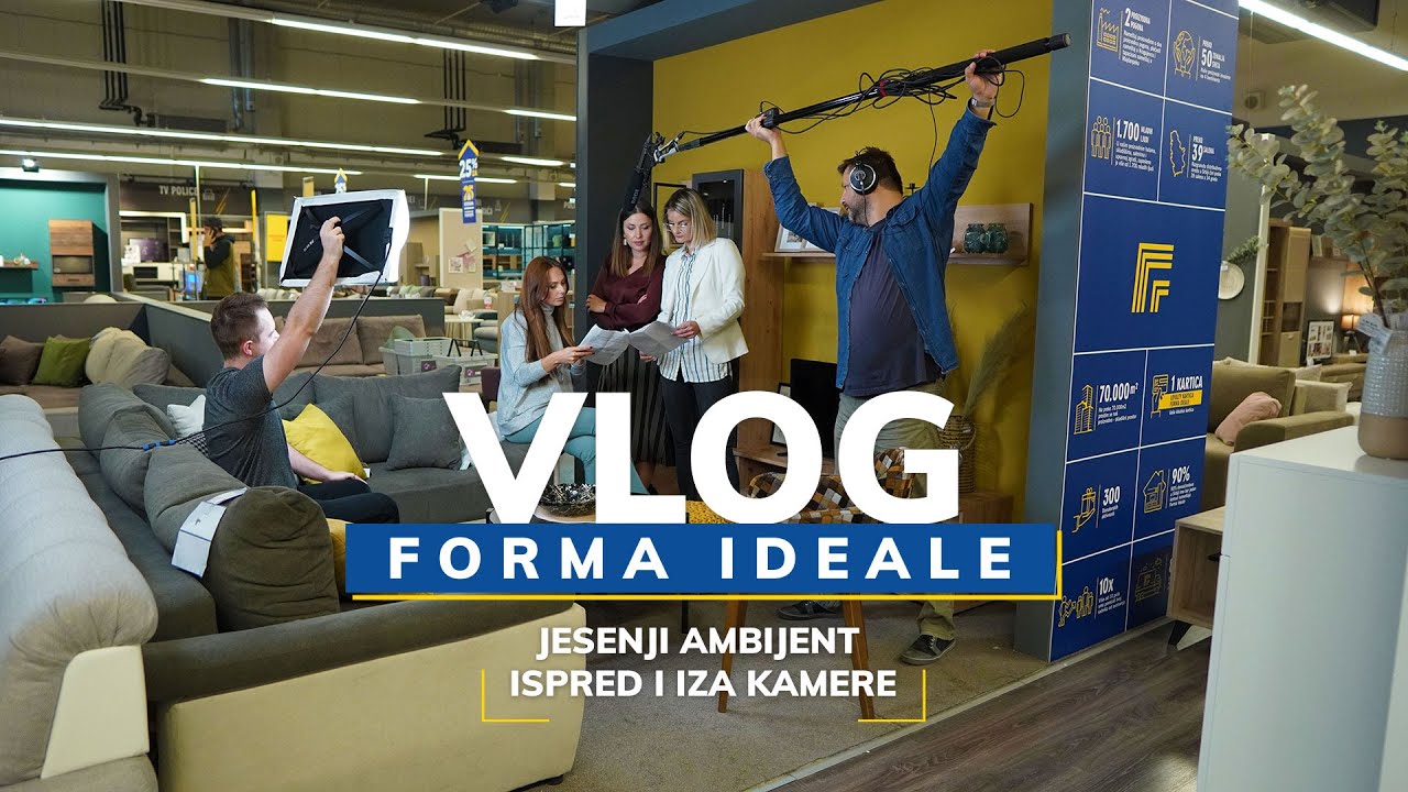 VLOG - Jesenji ambijent - Iza i ispred kamere│Forma Ideale