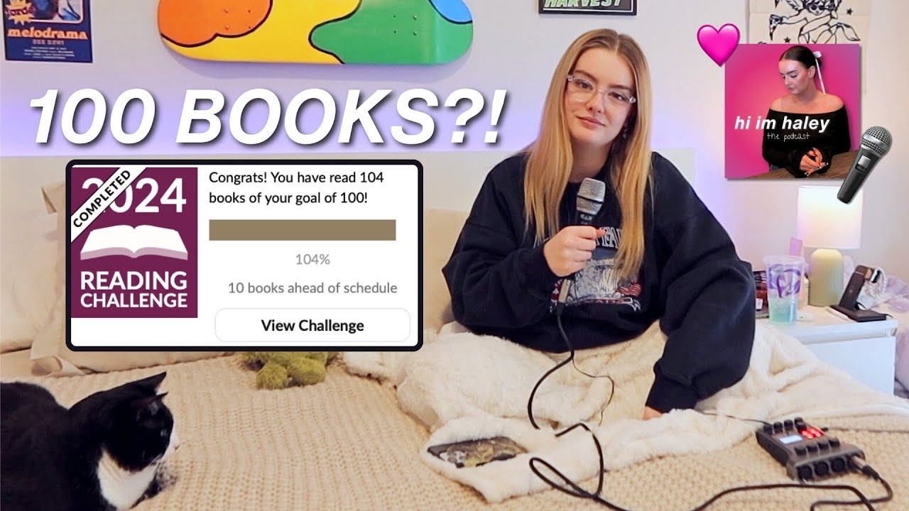 i read 105+ books this year.. which ones are worth your time? 🎤 hi im haley ep 5