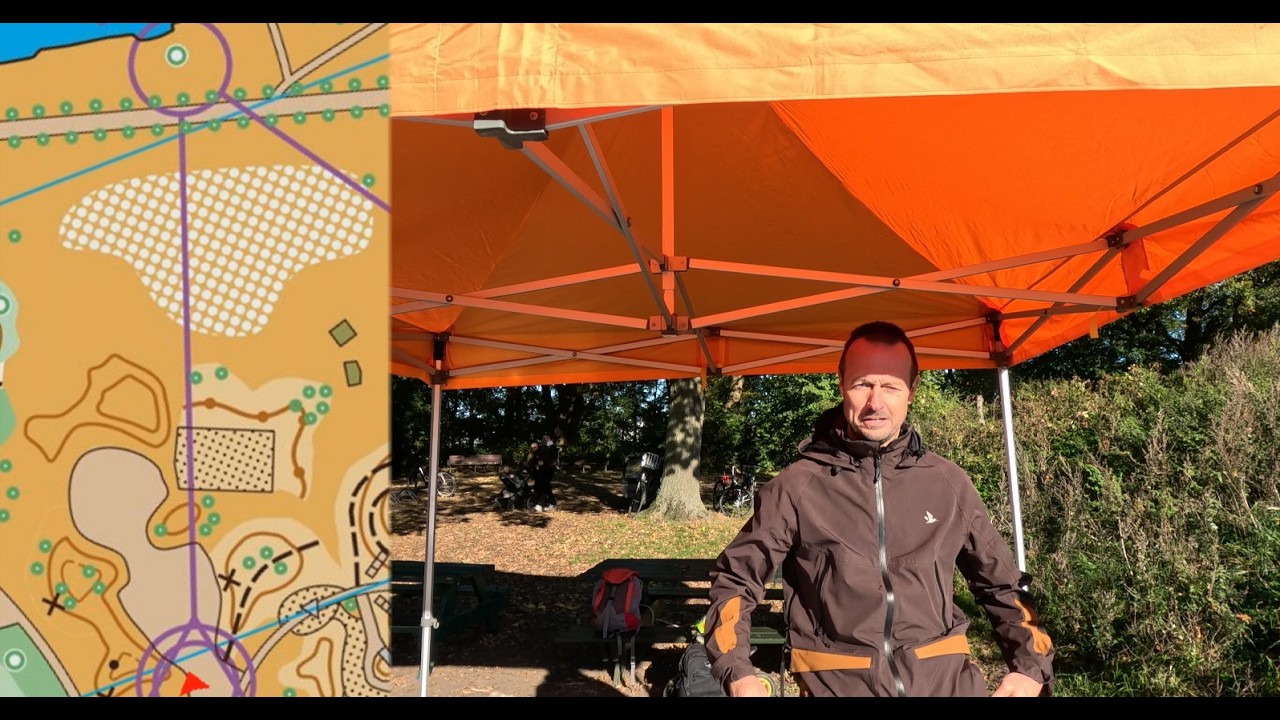 Orienteringsl&oslash;b indefra: F&oslash;lg en orienteringsl&oslash;ber rundt i Valby Parken (Headcam Orienteering)