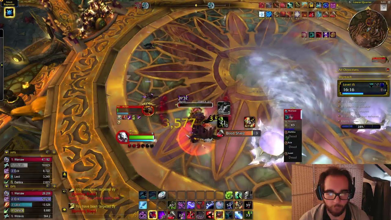 Midnight Beta/Retail M+ Blood Death Knight PoV #WorldofWarcraft #Midnight