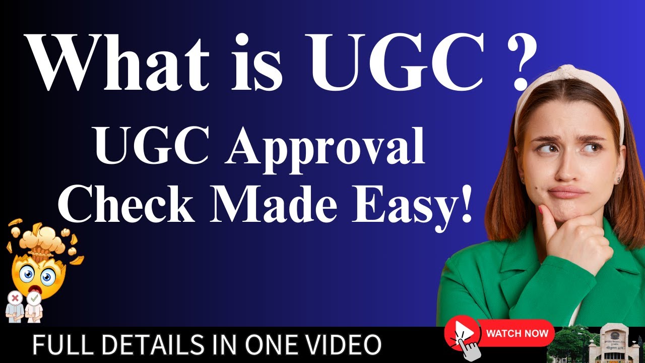 Что такое UGC? | Действителен ли ваш диплом? Проверка аккредитации UGC &mdash; это просто! 🎓🖱️