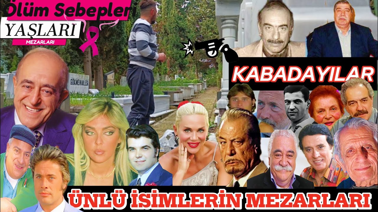 Ünlülerin Mezarı 4 | Hepsinin Ölüm Sebebi Aynı Mezarları Yan Yana !
