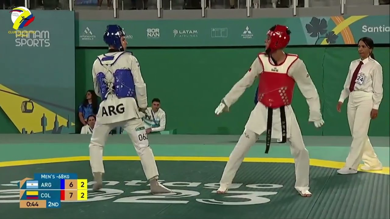 José Acuña ARG 🔵 vs 🔴David Paz COL  I Juegos Panamericanos Santiago 2023