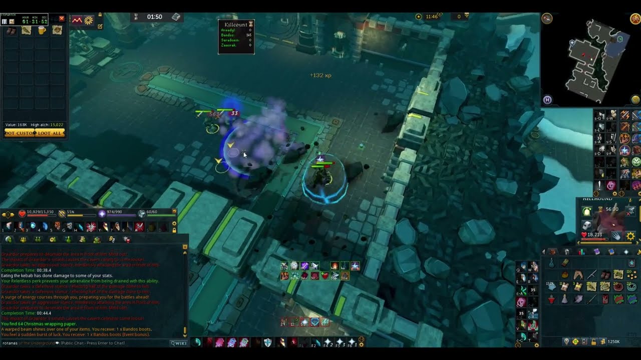 loot from 6 hours of hard mode general graardor