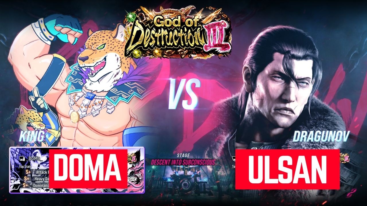Tekken-8 ULSAN (Dragunov) vs DOMA (King) online matches