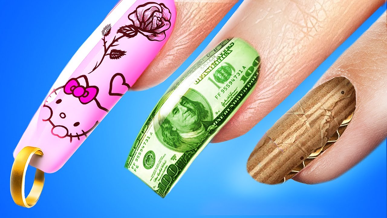Unhas Curtas vs Longas vs Super Longas! Problemas de Meninas com Unhas Longas e Unhas Curtas