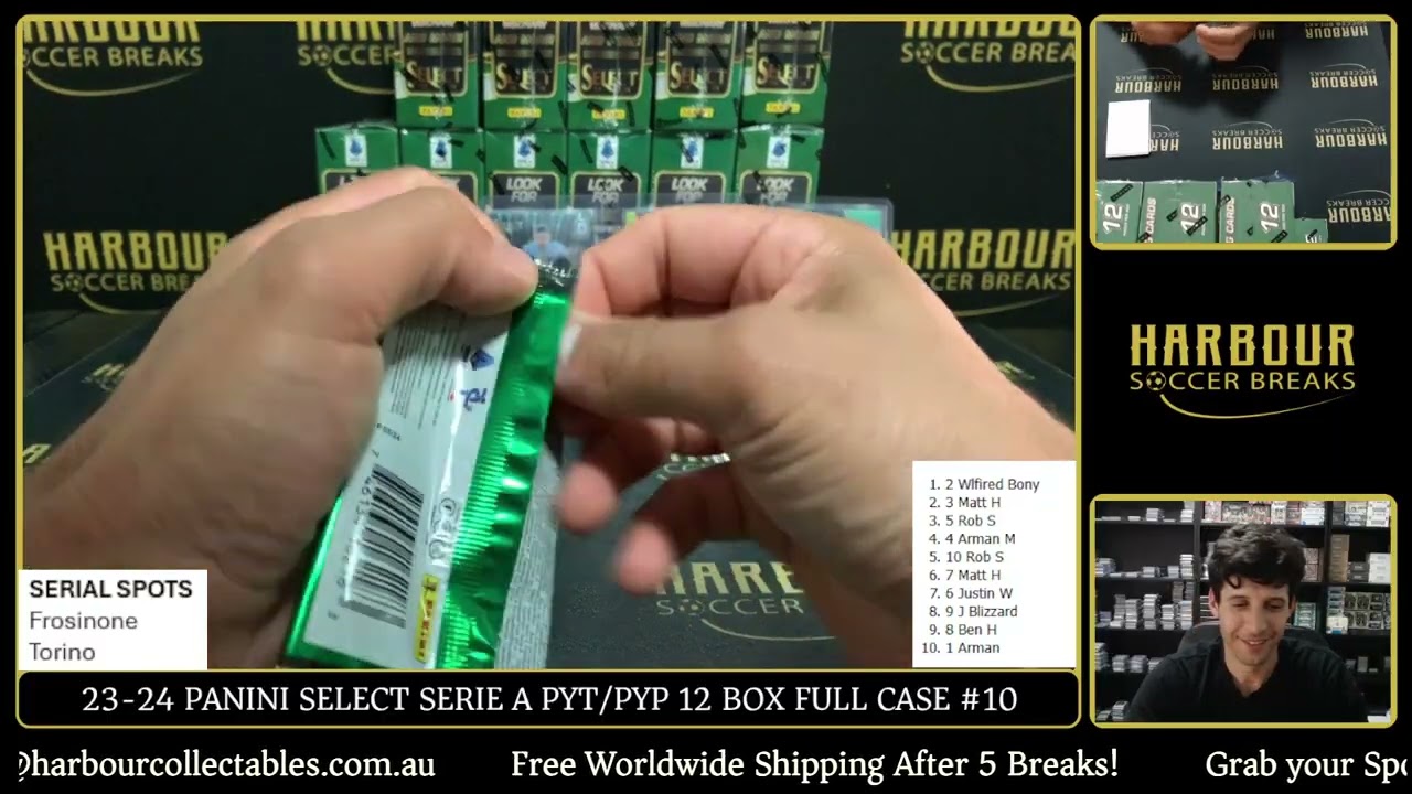 Break #10 - 23/24 Panini Select Serie A PYT/PYP 12 Box Full Case