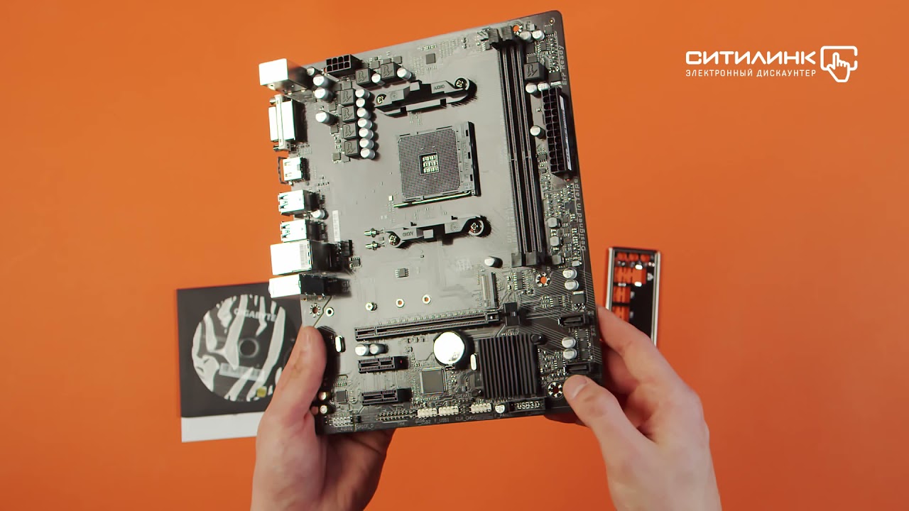 Обзор материнской платы GIGABYTE GA-A320M-H | Ситилинк
