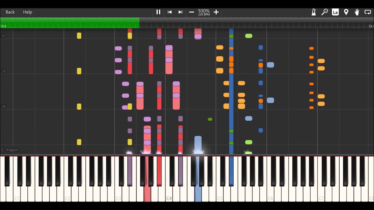 Henry's Season 1 Theme on Synthesia (Sudrian Afro)